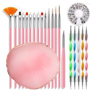 Nagelkonstsatser Q1QD Nybörjarverktyg Decoration Kit Professional Nails Diy Supplies Manicure Accessories For Home