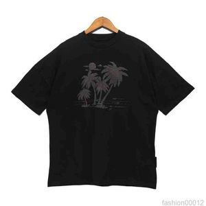 Męskie koszulki Palmy kąt męski Designer T-koszule PA FOIAN COCONUT DRZEWA DRUKOWANIE KRÓTKO