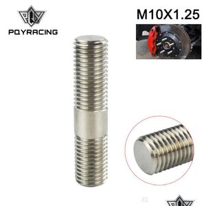 Wheel Bolt Nut Pqy 10Mm M10X1.25 Exhaust Stud 303 Stainless Steel Double End Threaded Screw Pqydeb01 Drop Delivery Mobiles Motorcy Dhryo