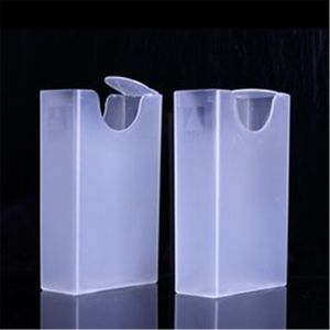 Tillverkare som s￤ljer super prisv￤rda transparent plastcigarettfodral 20 Pack Cigarettr￶kning Pipe Partihandel
