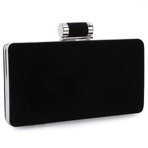 Evening Bags FGGS Women's Formal Velvet Wedding Prom Party Clutch Purses