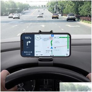 Держатель автомобиля Universal Dashboard Phone Easy Clip Mount Stand GPS -дисплея.