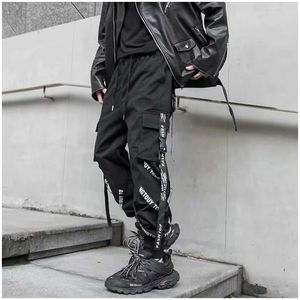 Мужские брюки корейская версия Jogger Boys Black Sweat Antan