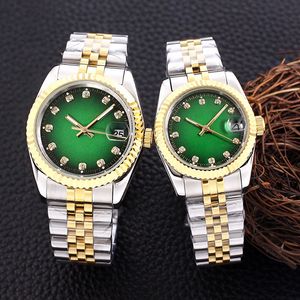 Ny U1 Automatiska mekaniska klockor Män Big Magnifier 31mm/38mm rostfritt stål Sapphire Mens Watches Manliga armbandsur Vattentäta lysande klockor