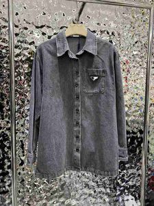 Designer di giacche da donna Fall 20 New Denim Shirt Jacket K83O