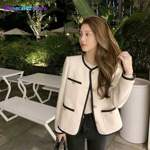 Jackets femininos femininos coreanos de tweed casaco de tweed feminino garotos de roupas de roupas de vestuário de canal