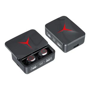 M90 Pro TWS BT Kulaklıklar Gerçek Kablosuz Kulaklıklar Gürültü Önleme LED Görüntüleme Oyun Kulaklık Stereo Kulaklıklar Tip C