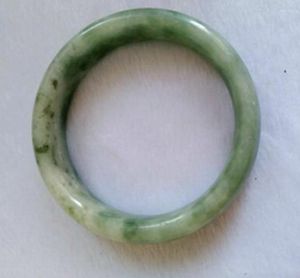 Bransoletka Bangle Natural 57-64 mm chińska zielona jadeite