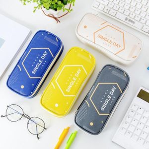 Pencil Bags Stationery Pen Bag Contracted Design High-capacity Student Multifunction Writing Case School Supply Fabric Storage Box