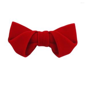 Bow Ties Gold Velvet Tie Yüksek dereceli erkekler kokteyl partisi düğün smokin aksesuarları beyefendi ziyafet bowtie