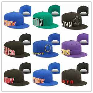 Nya basket -snapback -hattar Team Color Cap Teams Snapbacks Justerbar mix Matchorder Alla mössor