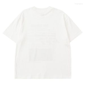 T-shirt da uomo T-shirt oversize Hip Hop Grafica Raf Simons Personaggio Po Lettera stampata Camicia Streetwear Harajuku Cotton237L