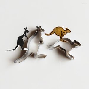 Stampi da forno 1pcs Patisserie Retrosteria Bake Kangaroo Metal cookie cutter Biscuit stampo stampante decorazioni per decorazioni per torta pasticceria cupcakt cupcakt