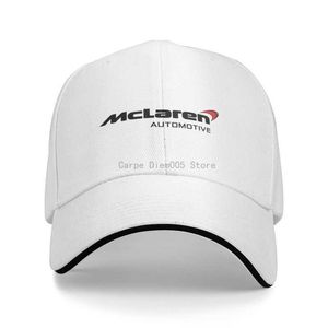 Top Kapakları McLaren Beyzbol Şapkası Ayarlanabilir Unisex Vizör Şapka Spor Şapkası R230220