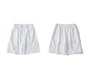 Summer Off Whiteshirt Mens 디자이너 Mens Shorts Off withe 짧은 패션 느슨한 수영복 여성 스트리트웨어 의류 빠른 건조 수영복 편지 852