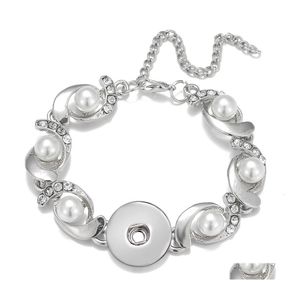 Очарование браслетов Noosa Snap Bracelet Jewelry Jewelry Athestone Акриловые бусины имбирные кнопки кусок браслет Fit 18 -миллиметровый снимки Drowd Depare Dhjli