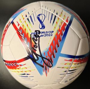 FLORES LIONEL Signerad Signerad signerad auto Samlarmemorabilia 2022 VM-FOTBOLL