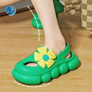 Sandaler Mo Dou Plus Womens Clog Shoes Thick Sules Fashion Breattable Eva Non Slip Sole Beach Bekväm hem utomhus 230220