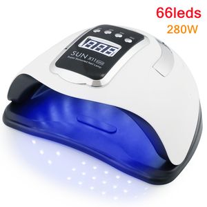 Asciuga unghie SUN X11 MAX Lampada per asciugatura UV Lampada per unghie per smalto gel con rilevamento del movimento Lampada UV professionale per salone manicure 230220