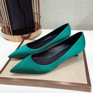 Dress Shoes Sweet Casual 3CM Low Heel Basic Solid Ladies Pointed Toe Stiletto High Heels Slip On Spring Pumps For Women Big Size N0033 230220