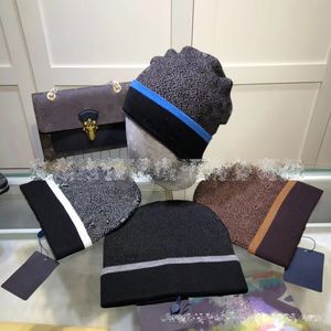 Chapéus de designer de moda gorros masculinos e femininos outono/inverno gorros térmicos de tricô estilo 9