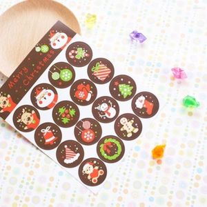 Подарочная упаковка 10sheet Christmas Theme Sealing Label Sticker