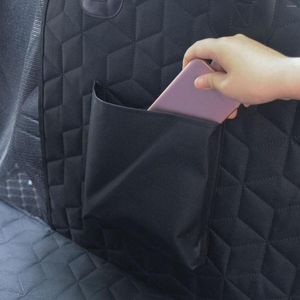 Capas de assento de carro para cachorro Antinslip anti-arranhão com janela de malha Hammock Tampa traseira Protetor 600D Pet Durável