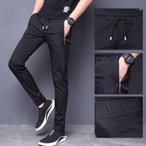 Męskie spodnie Ready Stock Szybkie długie odcinki swobodne spodnie chinos