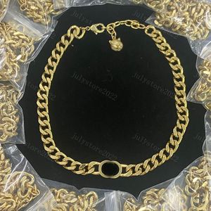 9 Stile Schmuck Designer Anhänger Halsketten Luxus kubanische Halsband Halskette Silber Collares Vintage klobige dicke Glieder Goldkette für Frauen Herren Accessoires mit B