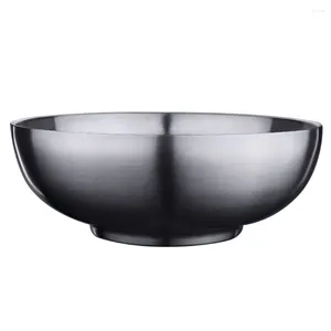 Bowls Bowl Stainless Steel Soup Metal Mixing Noodle Ramen Rice Large Serving Salad Cereal Korean Pasta Prep Lid Pho Dish Snack