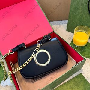 Fashion Leather Strap Round G Canvas Shoulder Bags For Women Designer Bag Luxury Gold Chain Mini Bag Womens Handbag Crossbody Purse Tote New