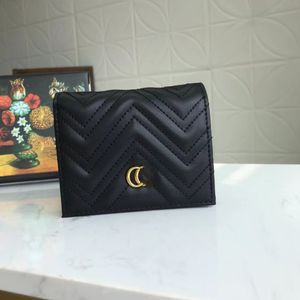 quality single zipper wallets cardholder Italy Alphabet color style luxurys mens women high-end designers with packaging box 488109-2