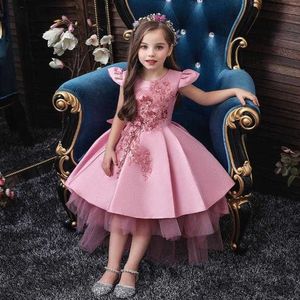 Flickans klänningar Girls Dress Christmas Kids Dresses For Party Little Princess Dress Wedding Clown Children Clothing 1 2 3 6 8 Years