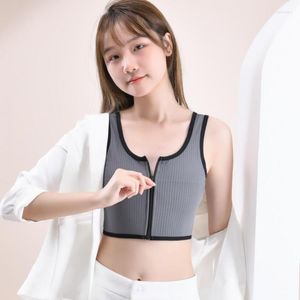 Damtankar Bröstbindare Transsexuell väst Tomboy Lesbisk Flattern Bröstbindare Andas Les Corset Shirt Bustier Toppar Shapewear