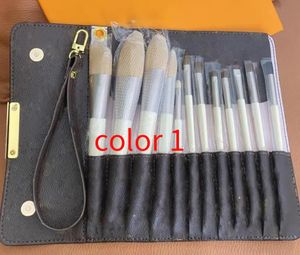 brand cosmetic bag with brushes Women Designer bags organizer makeup case travel pouch ladies clutch purses with box 009