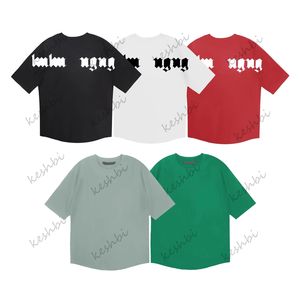 T-shirt Moda Verão Homens Mulheres Estilistas T-Shirts Tops de Manga Longa Luxos Carta de Algodão Tees T-shirts Roupas de Manga Curta Roupas de Alta Qualidade