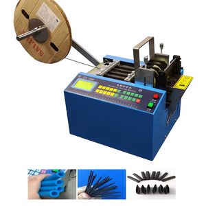 Qihang top Microcomputer Automatic Pipe Cutter Hot Tube Cutting Machine Tube/Plastic Adhesive PVC Heat Shrink Slitting Machine