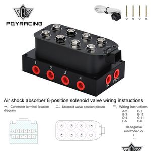 Inne części samochodowe Universal Air Ride zawiesina zawór kolektora 1/4 1/8npt Szybka torba FBSS 0300PSI PQYESV02 DOSTAWA DOSTAWY Automo DH3SX