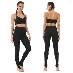 Women's Two Piece Pants 2023 Seamless Sport Suit Yoga Set Women Invisible Straps Fitness Bra Workout Leggings Gym Clothes 2-piece Sports