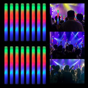 Outros suprimentos de festa do evento 30pc colorido bastão de brilho em massa twe stick stick led light rally concert show adereços 230221