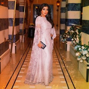 Sıradan Elbiseler Dubai Dantel Uzun Müslüman Arapça Gelin Robe De Soiree Vestido Longo Kadınlar Resmi Mor Gelin Elbiseler 230221