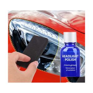 Care Products Car Kit 30Ml Headlight Repair Tool Restoration Oxidation Rearview Glass Liquid Polish Headlamp Polishing Antiscratch C Dh9I6