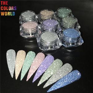 Glitter per unghie TCT-715 Diamante di cristallo Riflettente Flash Unghie Decorazione glitter Bicchiere per manicure Resina fai da te Artigianato Accessori per festival Fornitore 230220