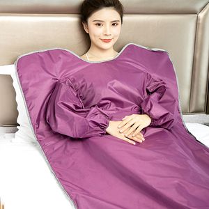 beauty items personal use painless infrared sauna blanket mat professional spa sauna blanket with sleeves body slimming