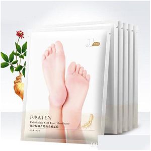 Andere Hautpflege-Tools Peeling-Fußmaske Socken für Pediküre Baby Peel Füße Detox Holika Ayak Cosmetics Peeling Drop Delivery Heal Dhzl4