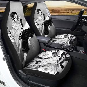 Copertini per sedili per auto Shinobu Custom Kimetsu No Yaiba Manga Pack di 2 copertura protettiva frontale universale