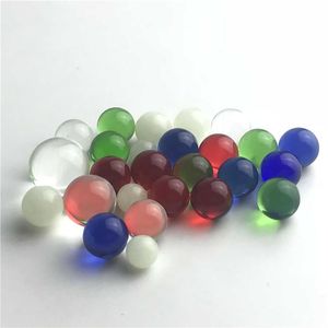 Vidro de vidro de 6 mm Terp Pearl Ball Hookah Inserir com pérolas verdes claras verde vermelho para fumar unhas