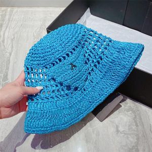 Women Designer Bucket Hat Summer Straw Hats Luxury Designer Fisher Sunhats Holiday Beanies Caps Fashion Strawhat Braid Caps Sunhat