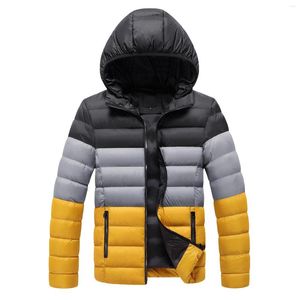 Men's Down Fashion Casual Winter Outwear Parkas Jacket Men Padded Parka Warm Hooded Softshell Coat For Windproof Soft Chaquetas #3