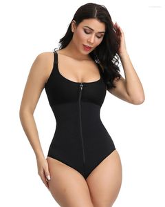 Kvinnors shapers Full Body Shapewear Women Underwear Sliming Zip och Hook Sexig underkläder midja tränare kvinnlig korsett